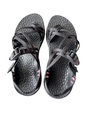 Chaco ZX2 Classic Sandals Womens 8 Black Vibram Hiking Trail Outdoor